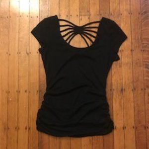 Black Shirt with back pattern